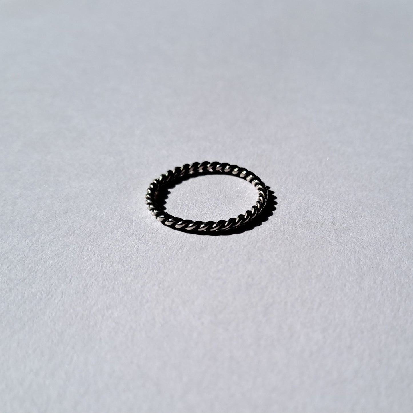 Silver Twist Ring