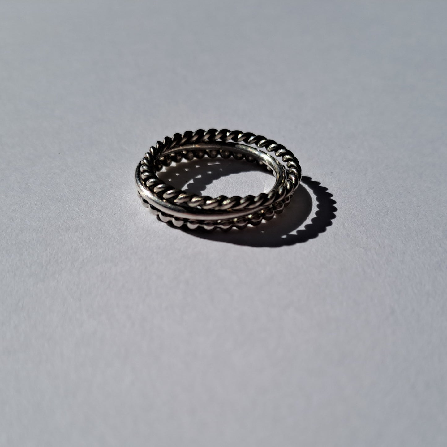 Silver Twist Ring