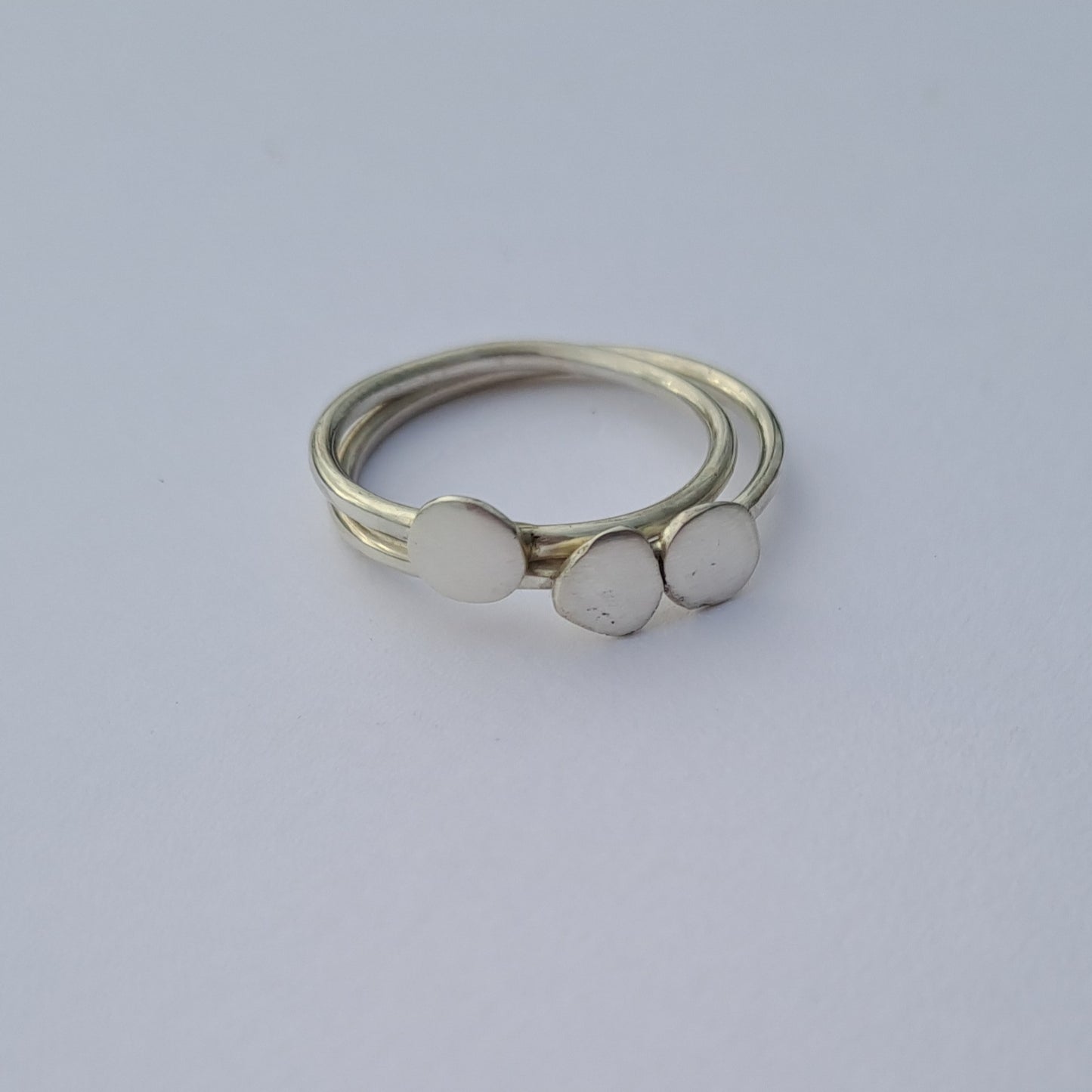 Stirling Silver Pebble Ring